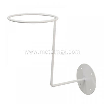 White Metal Hat Rack Holder Storage Display Stand